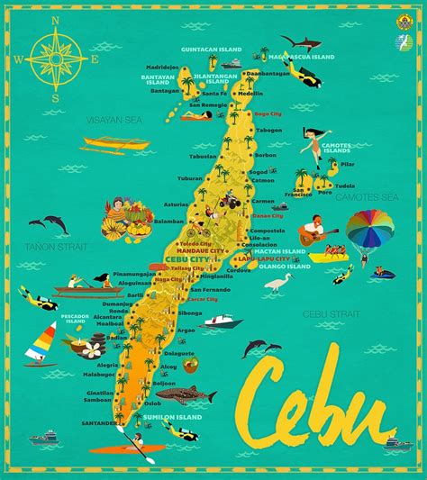 google maps cebu|Map of Cebu Island — Best attractions, restaurants, and  .